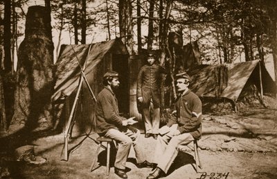 Campsite Before Petersburg by Mathew B. Brady